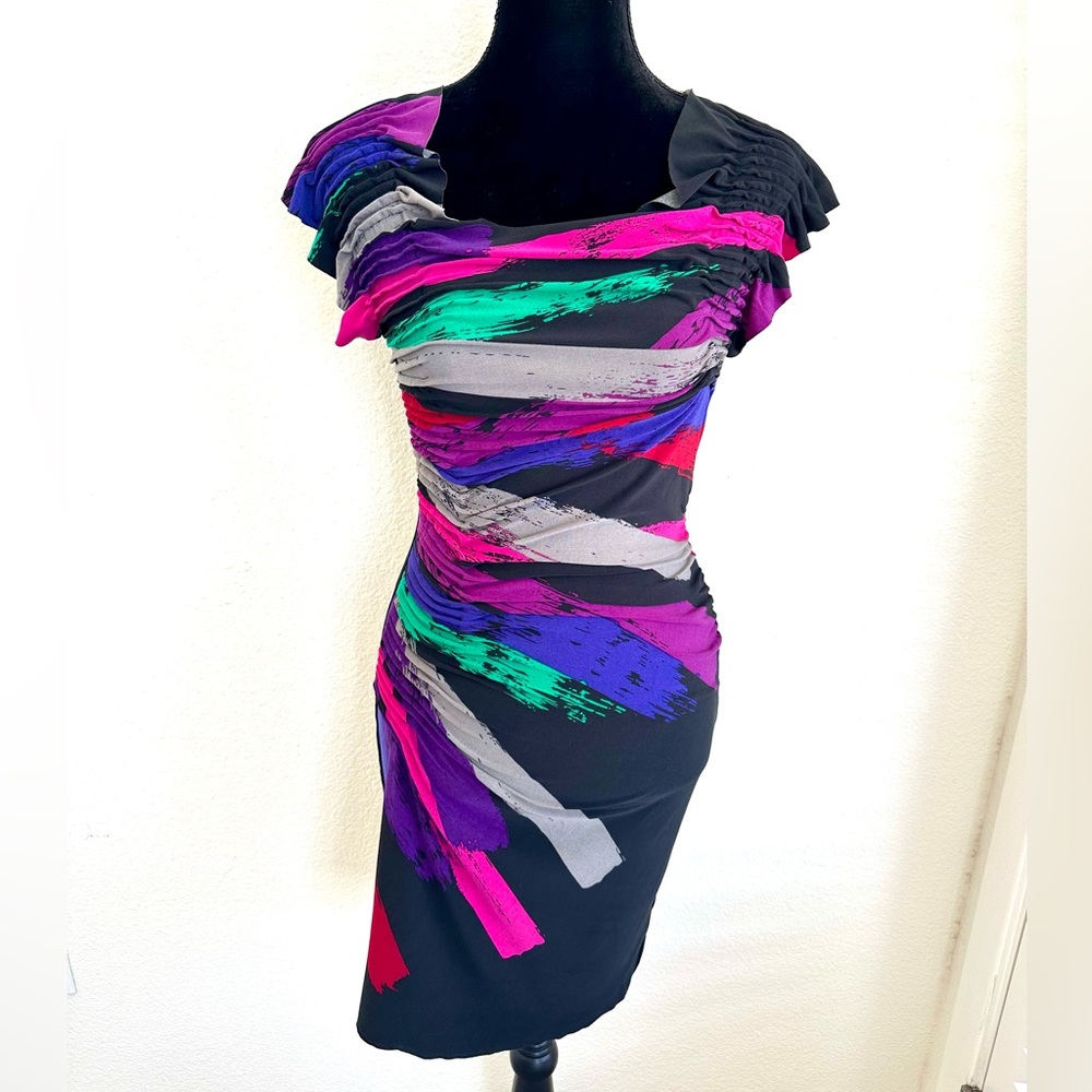 RAMPAGE COLORFUL DRESS - Picture 7 of 8